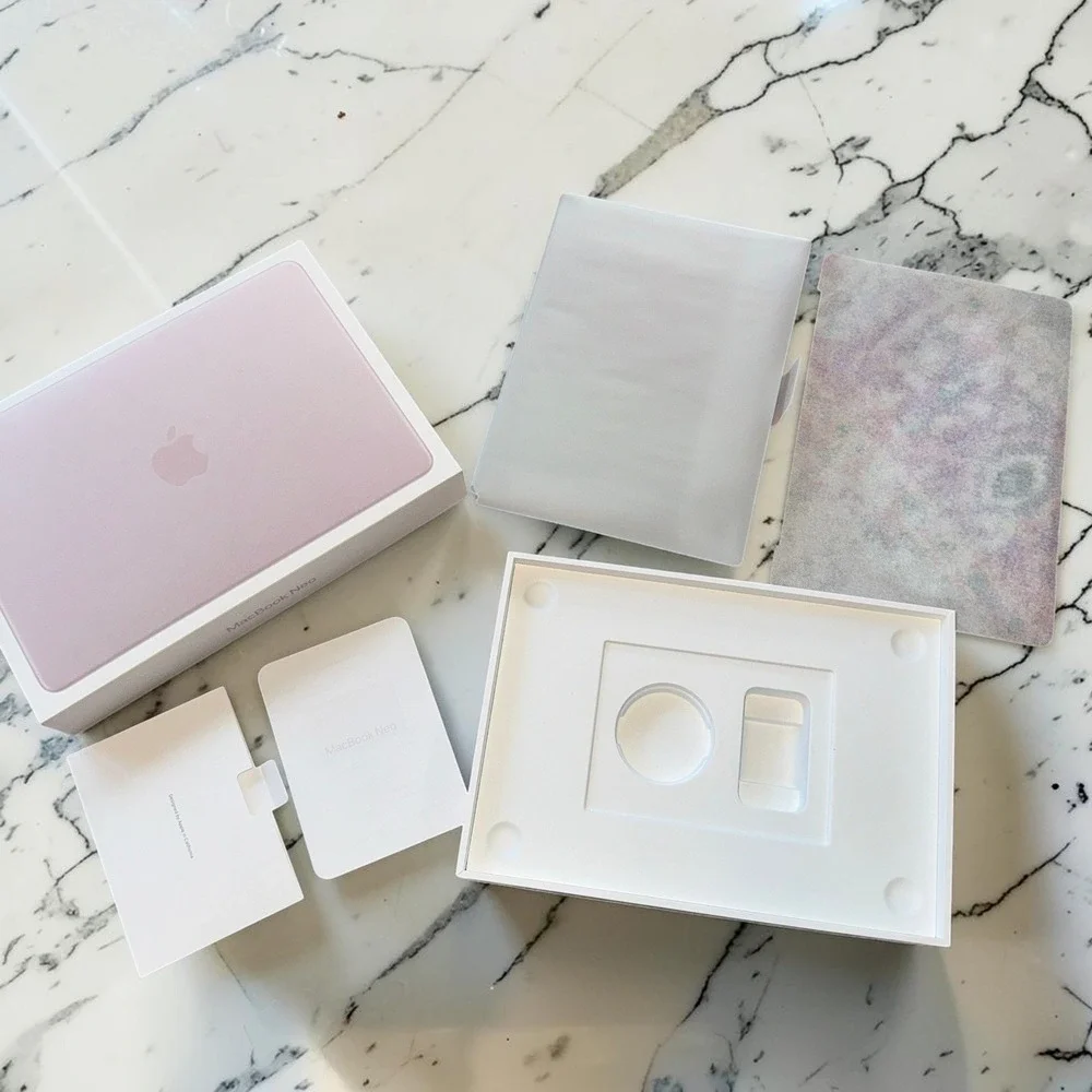 New BOX ONLY! Pink Empty Replacement Blush Box MacBook Neo Apple 512 GB‎
